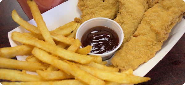 Chicken Strips and Fries